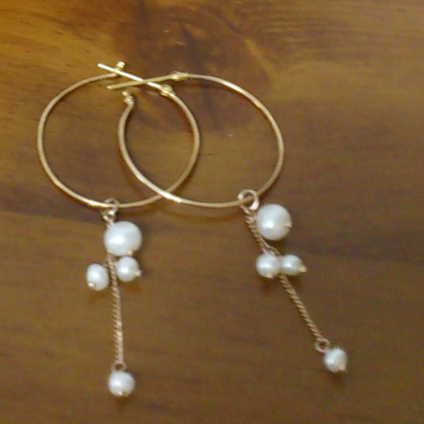 淡水パールピアス　